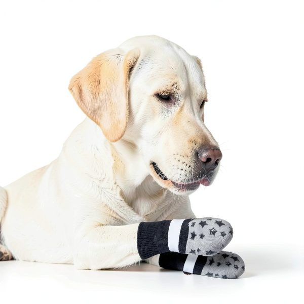 BEAUTYZOO Dog Socks Double Sided Grip Paw Protection-4