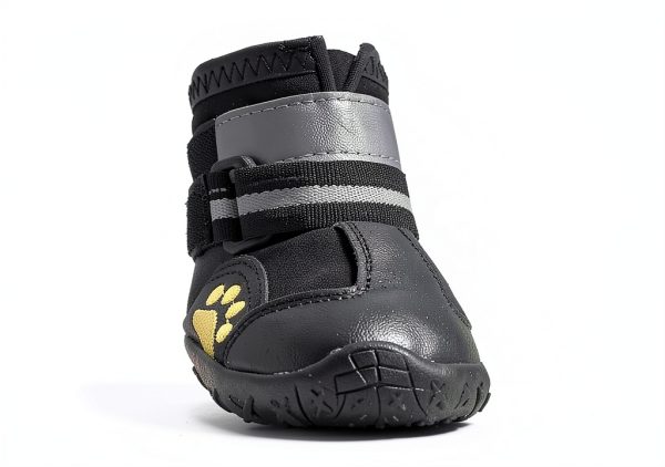 AOKOWN Dog Boots Durable Rubber Soles Double Straps Pet-5