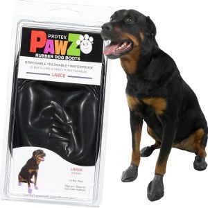 Pawz Dog Boots Rubber Shoes All Weather Protection Large-0