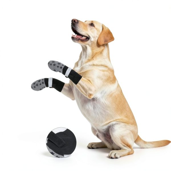 BEAUTYZOO Dog Socks Double Sided Grip Paw Protection-3