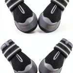 QUMY Dog Boots Breathable Mesh Anti Slip Sole Adjustable-0