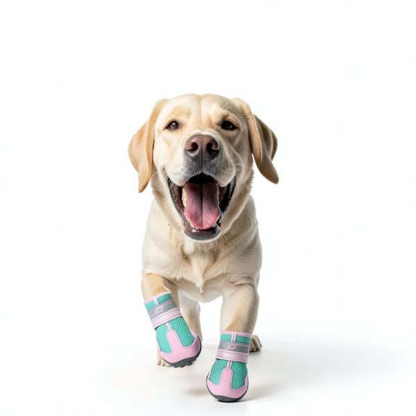 AOKOWN Dog Boots Durable Rubber Sole Size 8-4