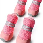 QUMY Dog Boots Breathable Mesh Anti Slip Small Dog Shoes-0