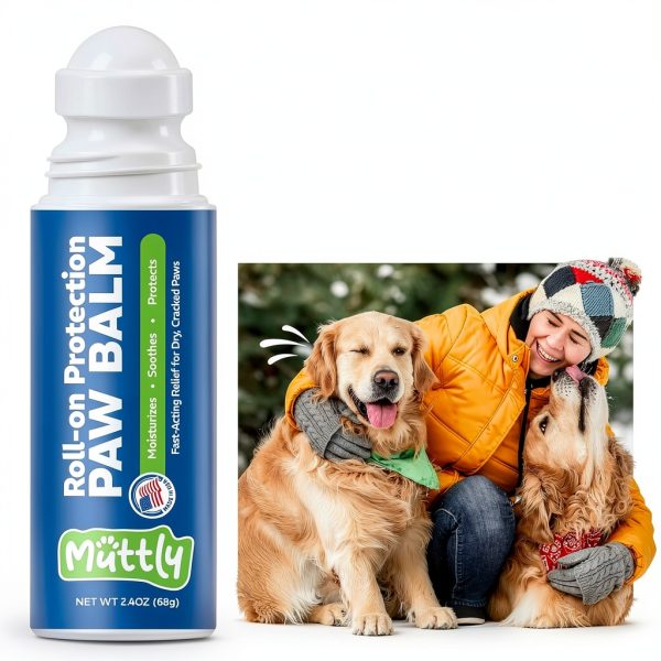 Muttly Roll on Paw Balm Natural Dog Paw Protector-3