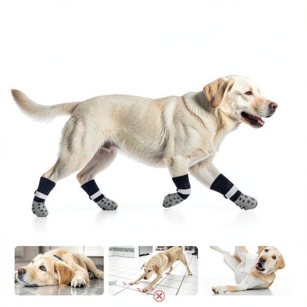 BEAUTYZOO Dog Socks Double Sided Grip Paw Protection-5