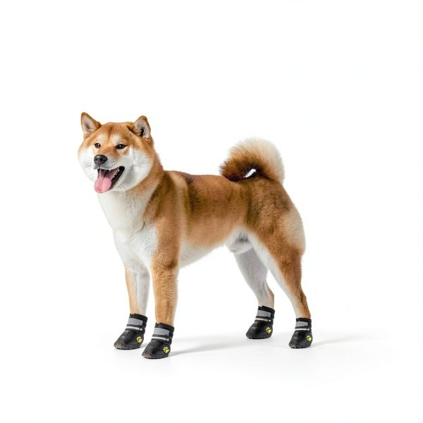 AOKOWN Dog Boots Durable Rubber Sole Protection-3