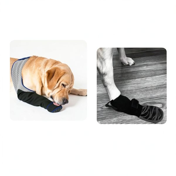 Hanfu Dog Paw Protectors Post Surgery Recovery Licking-6