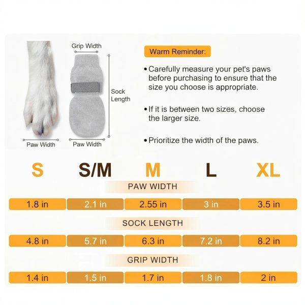 Dog Grip Socks BEAUTYZOO Non Slip Pet Socks-6
