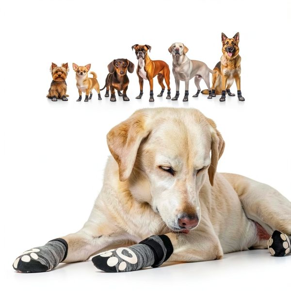 Fribar Anti Slip Dog Socks Paw Protection Secure Fit-5