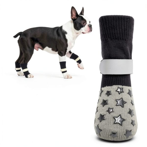 BEAUTYZOO Dog Socks Double Sided Grip Paw Protection-2