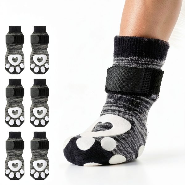 Fribar Anti Slip Dog Socks Paw Protection Secure Fit-1