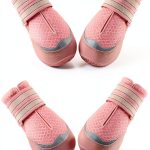 QUMY Dog Boots Breathable Mesh Anti Slip Sole Adjustable-0