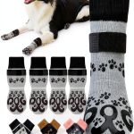 ROUWINNE Dog Socks Non Slip Grip Cotton Blend-0