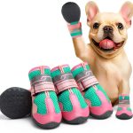 AOKOWN Dog Boots Durable Rubber Sole Size 8-0