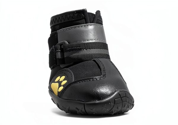 AOKOWN Dog Boots Durable Rubber Soles Double Straps Pet-5