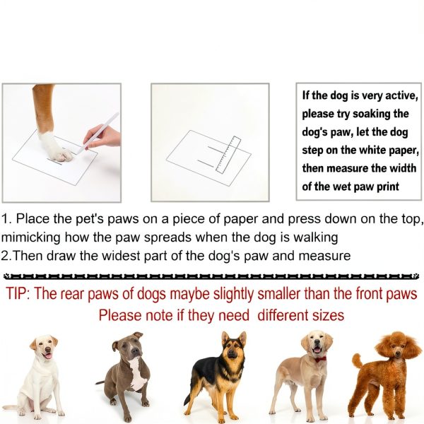 QUMY Dog Boots Breathable Mesh Anti Slip Sole Adjustable-1