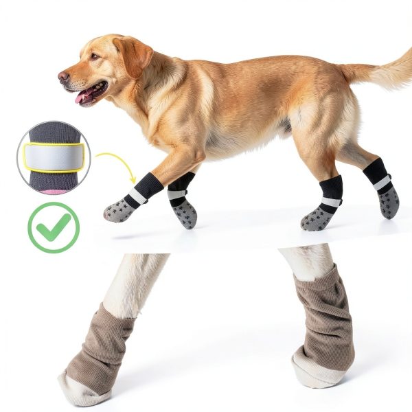 BEAUTYZOO Dog Socks Double Sided Grip Paw Protection-6