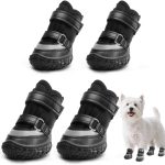 JZXOIVA Dog Boots Anti Slip Paw Protection Pet Shoes-0