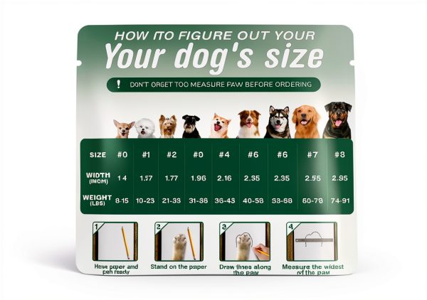 AOKOWN Dog Boots Durable Rubber Sole Protection-1