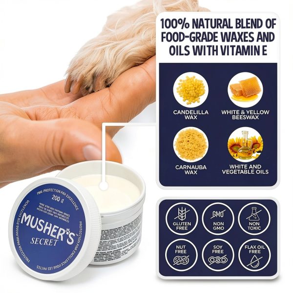 Dog Paw Balm Musher's Secret Protector Natural-1