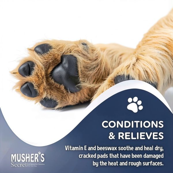 Dog Paw Balm Musher's Secret Protector Natural-5
