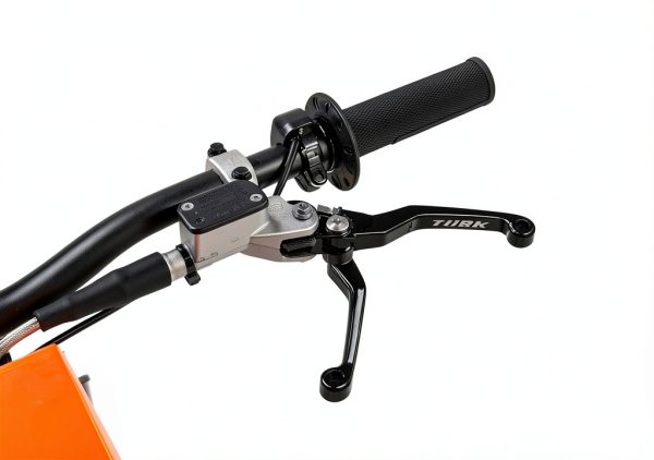 Motorcycle Clutch Lever TUSK L10M Black Aluminum Folding Lever-5