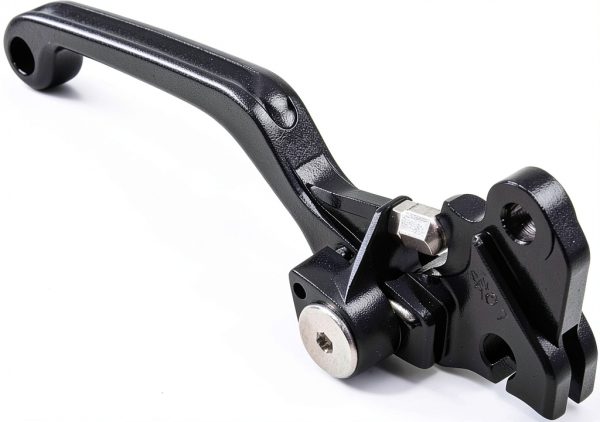Motorcycle Clutch Lever TUSK L10M Black Aluminum Folding Lever-4