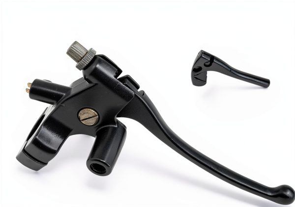 Clutch Lever Ghost thorn Left Motorcycle Lever Black Aluminum Finish-3