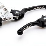 Motorcycle Clutch Lever Set Black ASV Inventions F2 Series Adjustable-0