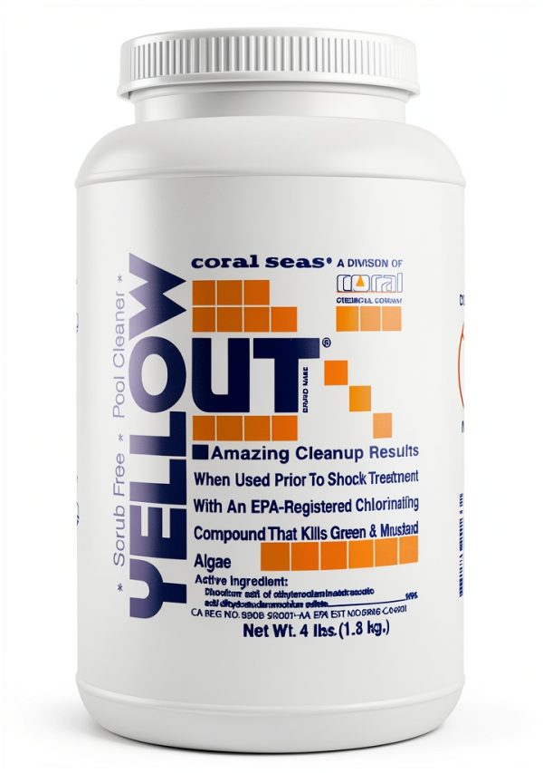 Yellow Out Swimming Pool Chlorine Shock Treatment - 2 x 4 Pounds-0